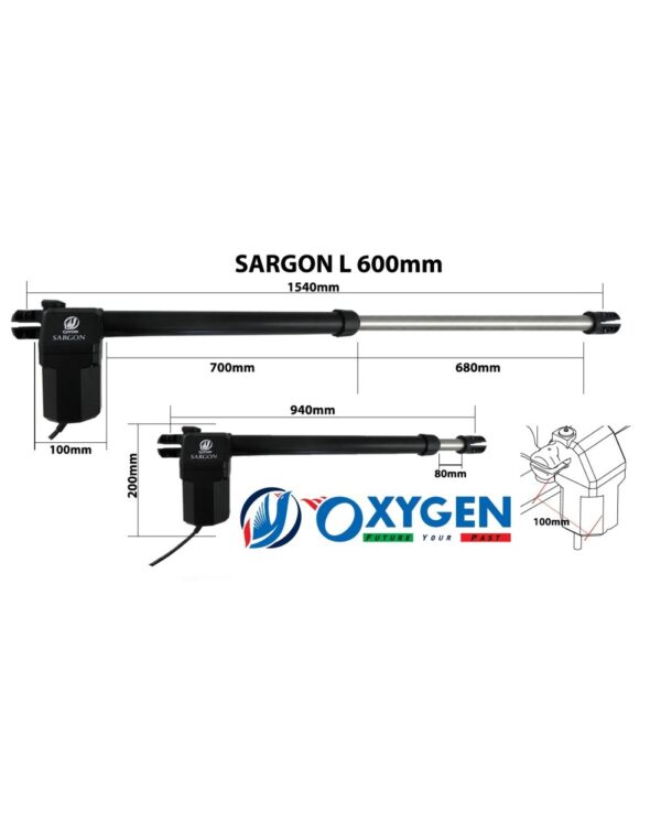 motorisation portails automatique sargon-l-230v-gauche