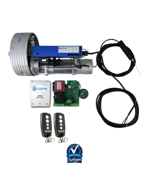 kit pour moteur rideau métallique avec 2 telecommade